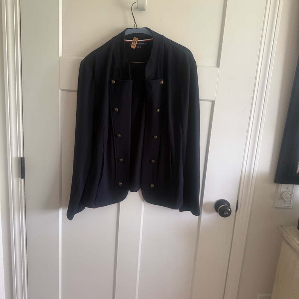 Tommy Hilfiger women’s  Navy Military-Style Jacket - Unbranded